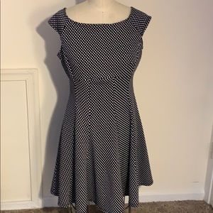 Polka dot dress.